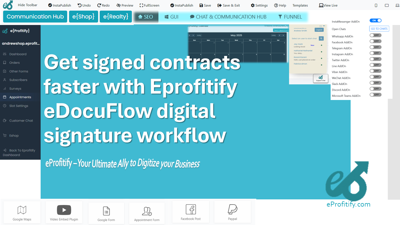 Get signed contracts faster with Eprofitify eDocuFlow digital signature workflow